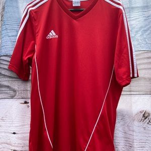 Adidas climate lite shirt red large